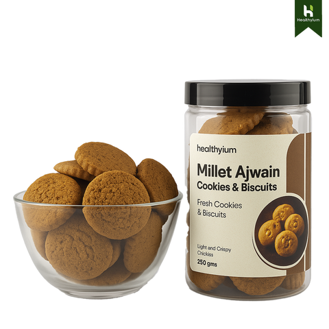 Millet Ajwain Cookies And Biscuits