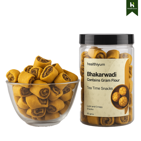 Light and Crispy Bhakarwadi | Contains Gram Flour - Rich in Protein