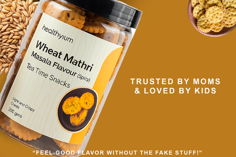 Wheat Mathri - Baked & Masala Flavour (Spicy)