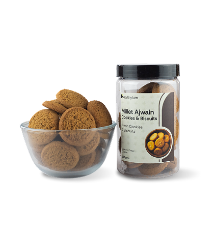 Millet Ajwain Cookies And Biscuits