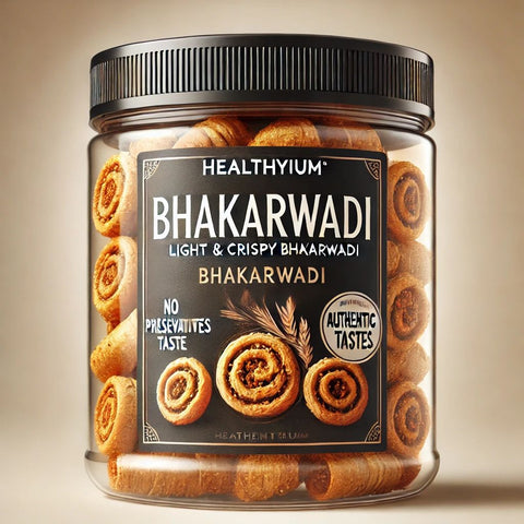 Light and Crispy Bhakarwadi | Contains Gram Flour - Rich in Protein
